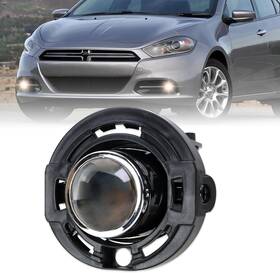 Ch2594105 Nixon Offroad L R Clear Fog Light For 2013-2021 Dodge Challenger Jeep Chrysler Front Bumper Lamp