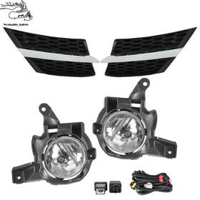 Ws1427370st Nurniacl Pair Halogen Fog Lights Lamps Assy Grille Front For 13 14 2015 Toyota Rav4 Clear