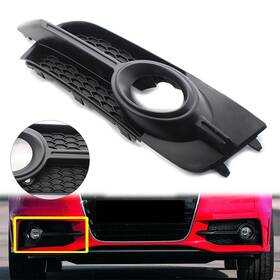Obox 550722456581 Honeycomb Front Bumper Fog Light Grille Blk For Audi A1 8x 2011-14 Right