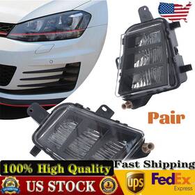 921012d550 Ocasami Lh Rh For 2014 15-2017 Vw Volkswagen Golf Gti Led Fog Lights Front Bumper Lamps