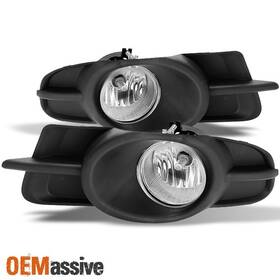8321a-acc-mg09fl Oemassive Fits 09-12 Galant Sedan Clear Bumper Fog Lights Lamp With Switch Bulb Left Right