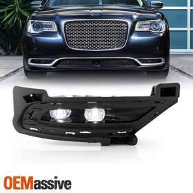 Ch2593154 Oemassive For 2015-2020 Chrysler 300 Led Chrome Bumper Foglight Passenger Right Without Switch