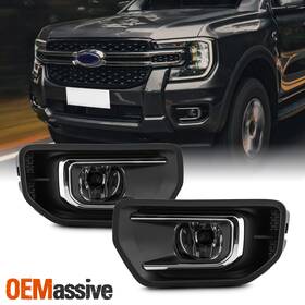 Fo2602108 Oemassive For 2024-2025 Ford Ranger Front Bumper Fog Lights With Switch Replacement Pair