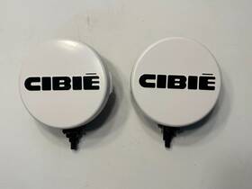 661cpam Ok Parts Pair Of New Cibie Fog Lamp Light Assembly Yellow Lens With Covers