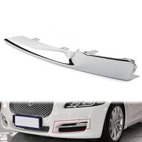 Oneclubaa 550755946233 Front Left Side Grille Lower Bumper Molding Trim For Jaguar Xj 2016-2021 Chrome