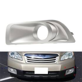 Onestart 845623393166 1x Left Front Bumper Fog Light Trim Bezel Cover Silver For Subaru Outback 10-12