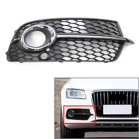 Onlyonee 311000470428 Front Fog Lamp Grill Grille Cover Chrome Trim For Audi Q5 Sline 2013-2017 Right