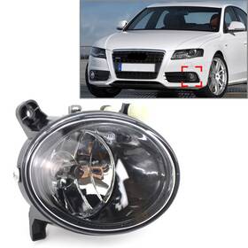 Onlyonee 550754497590 Front Left Side Bumper Mounted Fog Light Lamp Lh Fit Audi A4 S4 A6 S6 Q5 Sq5