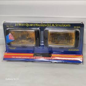 Qh-15ac Optronics High Intensity Amber Fog Lights Complete Install Kit Aux Off Road Nos