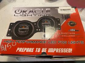 5847-504 Oracle Lighting Led Fog Lights For 18-24 Jeep Wrangler Jl And 20-24 Gladiator Jt