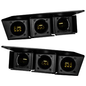 5890-006 Oracle Lighting 2021-2022 Ford For Bronco Triple Led Fog Light Kit