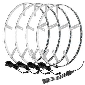 4215-334 Oracle Lighting 4215 334 Led Illuminated Wheel Rings Colorshift