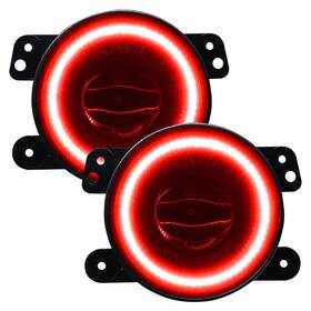 5846-003 Oracle Lighting Led Halo Fog Lights For Jeep Jk/jl/jt High Performance 20w Red