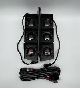 5890-005 Oracle Lighting Triple Led Fog Light Kit For Steel Bumper New Open Box