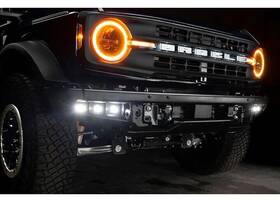 Orl5890-001 Oracle Lighting 21-current Bronco Triple Led Fog Light Kit For Steel Bumper