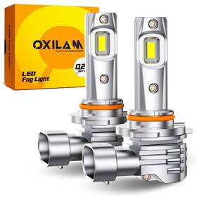 9140 Oxilam 782890727389 Pair H10 Led Fog Driving Light Bulbs Drl Kit 9145 White 6500k Super Bright