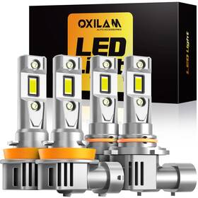 Olah119005q36w41210 Oxilam Q36 H11 9005 Light Bulbs Combo 60000 Lumens 800% Brighter 6500k Cool W