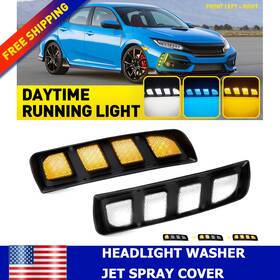 Xpd-rxd-46511 Oxilam Drl For Honda Civic Type R 2017-2021 Led Daytime Running Fog Light Dynamic Turn