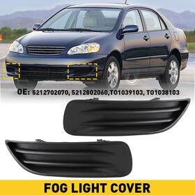 Xpd-wdk-69485 Oxilam For 2003-2004 Toyota Corolla Fog Light Lamp Cover Left And Right Side Black