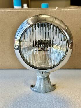 1275-s Packard 1940s 1950s 6 Volt Foglamp With Ge Bulb Fog Light Lamp