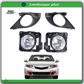 33900-tl0-a01 Pair Lh&rh Fog Driving Light Lamps With Bulbs Fit For 2009 2010 Acura Tsx 2.4-3.5l