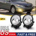 Wdzc-camry-07-14-fr Pair Of 55w Led Fog Light Rh Lh Left Right Side Fit For Toyota Camry Yaris Lexus