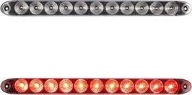 Gtcv-0434972306 Partsam 2pcs 15 Inch Clear Lens Red 11 Led Flange Mount Trailer Truck Rv