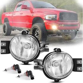 Yc0011-cl Parttatc For 2002-2008 Dodge Ram 1500 2500 3500 Bumper Driving Fog Lights-left&right