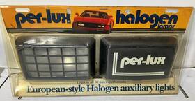 041-003 Per Lux Per-lux European Style Halogen Auxiliary Clear Driving Lamp Kit Vintage
