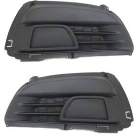 14911136 Perfect Fit Fog Light Covers Black Driver And Passenger Side For 2009-2010 Kia Optima/magentis
