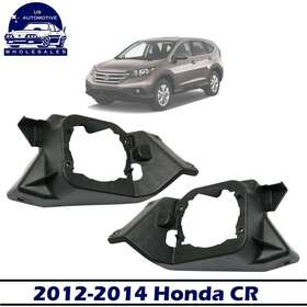 15630725 Perfect Fit Front Fog Light Bracket Left And Right Textured Set For 2012-2014 Honda Cr-v