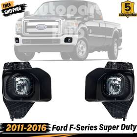 562330 Perfect Fit Fog Lights Assembly Left And Right Side For 2011-2016 Ford F-series Super Duty