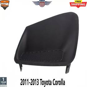 To1039141 Perfect Fit Fog Light Cover Front Passenger Side For 2011-2013 Toyota Corolla