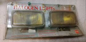 V-522-2 Peterson Manufacturing Co. 522-2 Vintage Nos Pm Nightwatcher Halogen Amber Fog Lamps Light Kit - Nib