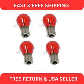 12767403 Philips Automotive Lighting 12088c1 For Saab 9-3 Set Of 4 Light Bulb Red Oem