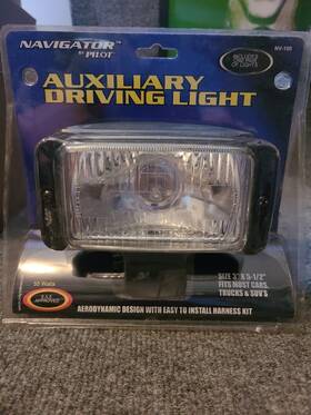 Nv-100 Pilot Navigator By Auxiliary Driving Lights Pair Nos Truck Car Suv 3x5.5 Inch
