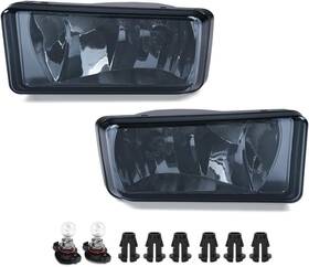 02hla4514asm Pit66 Front Fog Lights Compatible With Chevy Silverado 1500 Smoky Lens
