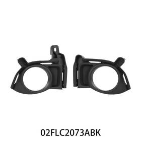 Ult-250507-20 Pit66 Fit For Toyota Highlander 2014-2016 Bumper Cover Trim Car Front Fog Light Bezel