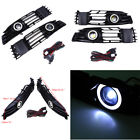 3b0853665l Possbay Fit Vw Passat Santana Front Grilles Angel Fog Light