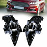 Ds7z17b814ba-ds7z17b814fa Possbay Pair Black Fog Light Lamp Grill Grille For Ford