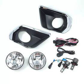 Msleb-pksafl-ldn0217-lb01 Ps-auto Fit 2021 2022 Chevrolet Colorado Clear Led Fog Lights Chrome Bezel Wires Switch
