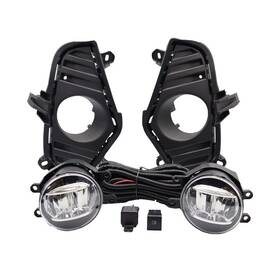 Ra05487ahxyrag Ragbuscle Front Bumper Foglight Lamp Fog Light Kit Led Lights Comp