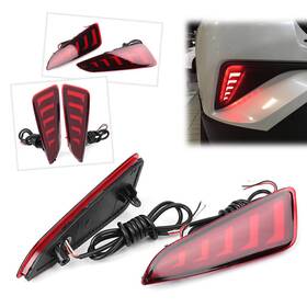 Raimukurijinusa 550718332493 For Toyota C-hr 2016-2022 Led Bulb Rear Bumper Fog Lamp Tail Brake Lights Marker