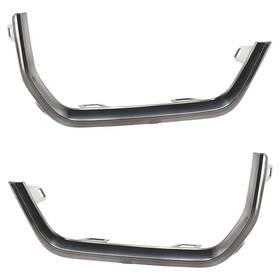 Rg10810009-rg10810010-2z8 Rareelectrical New Front Left Outer And Right Fog Light Trim Fits Gmc By Gm1046143