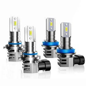 Rcj 739713047162 9005/hb3 H11/h8/h9 Fog Bulbs Combo 6000k Cool White With Cooling Fan Plug