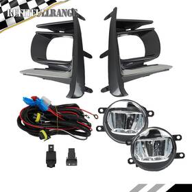 Rr3271952 Refitfullrange Fog Lights Lamps With Bezel&switch Kits Right&left Side For 2018-2020 Toyota Sienna