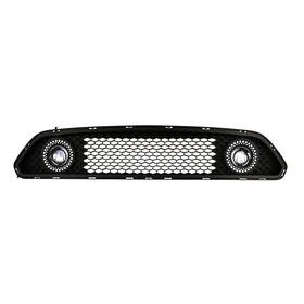 Cgrng0613-fl Renegade Halo Ring Drl Upper Grille With Led Fog Lights For 15-17 Ford Mustang