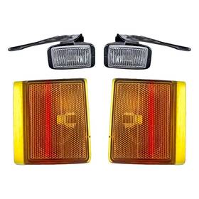 Bndl-282977 Replacement 4-piece Kit Driver And Passenger Side Fog Lights