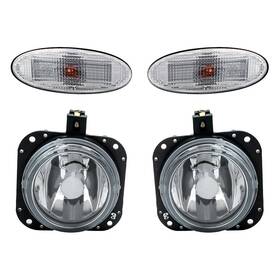Bndl-283694 Replacement For Mazda Tribute 05-06 4-piece Kit Driver And Passenger Side Fog Lights