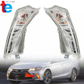 Tr56002 Rh&lh Clear Fog Light Driving Lamps With Bulbs For Toyota Camry Le Se 2015-2017
